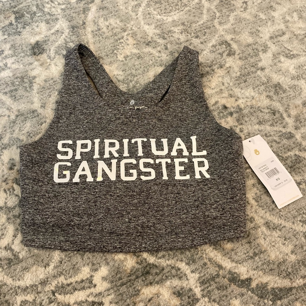 Spiritual Gangster Sports Bra and legging set 🖤🤍